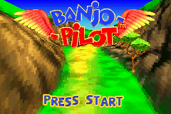 Banjo-Pilot title screen for GameBoy Advance